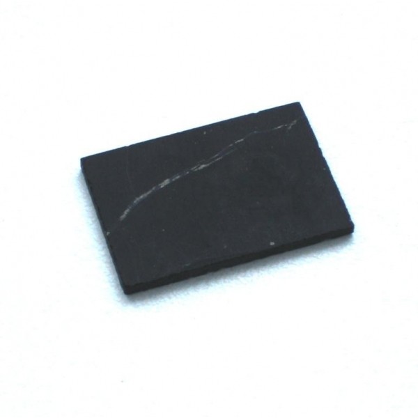 Unpolished Shungite rectangular plate for cell phone 30x20 mm ...