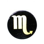  Shungite round plate for cell phone "SCORPIO", fig. - Shungite.com 