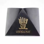  Polished Shungite pyramid "Abundance", fig. - Shungite.com 