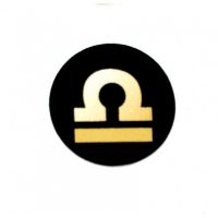  Shungite round plate for cell phone "LIBRA", fig. - Shungite.com 