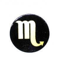  Shungite round plate for cell phone "SCORPIO", fig. - Shungite.com 