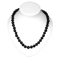  Shungite necklace 55 cm with black glass beads, fig. - Shungite.com 