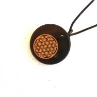 Round Shungite pendant "Flower of life", fig. - Shungite.com 