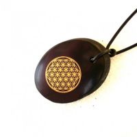  Oval Shungite pendant "Flower of life", fig. - Shungite.com 
