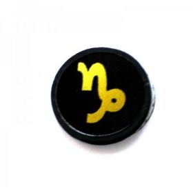  Shungite round plate for cell phone "CAPRICORN", fig. - Shungite.com 