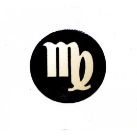  Shungite round plate for cell phone "VIRGO", fig. - Shungite.com 