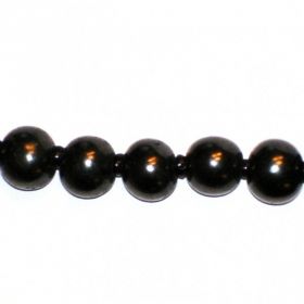  Shungite necklace 55 cm with black glass beads, fig. - Shungite.com 