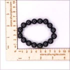  12 mm Shungite bracelet with an elastic band, fig. - Shungite.com 