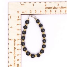  Shungite bracelet with lock "Gold flower", fig. - Shungite.com 