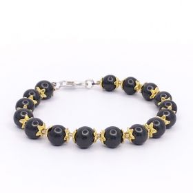  Shungite bracelet with lock "Gold flower", fig. - Shungite.com 