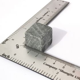  Unpolished tulikivi cube 20 mm, fig. - Shungite.com 