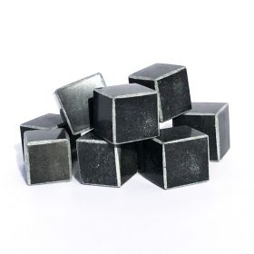  Set of 9 polished tulikivi cubes 20 mm, fig. - Shungite.com 