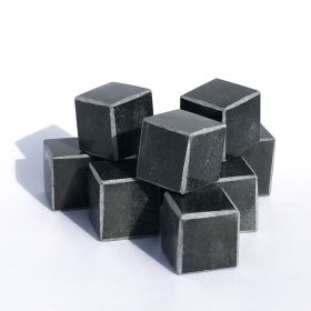  Set of 9 polished tulikivi cubes 20 mm, fig. - Shungite.com 