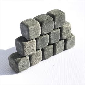  Set of 12 tumbled unpolished tulikivi cubes 15 mm, fig. - Shungite.com 