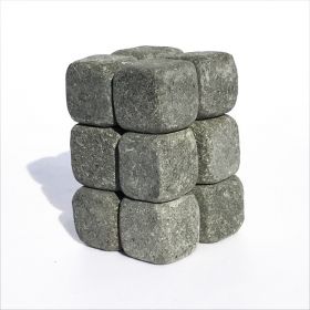  Set of 12 tumbled unpolished tulikivi cubes 15 mm, fig. - Shungite.com 