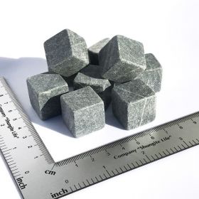  Set of 9 unpolished tulikivi cubes 20 mm, fig. - Shungite.com 