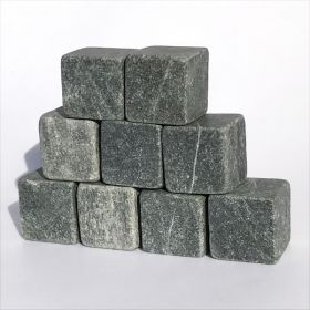  Set of 9 unpolished tulikivi cubes 20 mm, fig. - Shungite.com 
