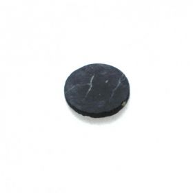  Unpolished Shungite round plate for cell phone 19 мм, fig. - Shungite.com 