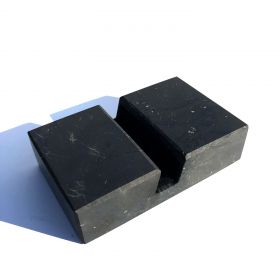  Unpolished shungite cell phone holder, fig. - Shungite.com 