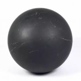  Unpolished Shungite sphere 35 mm, fig. - Shungite.com 