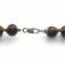  Shungite necklace 55 cm with "gold flower" beads, fig. - Shungite.com 