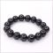  12 mm Shungite bracelet with an elastic band, fig. - Shungite.com 